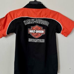 Harley Davidson boys shirt size 8/10 youth size